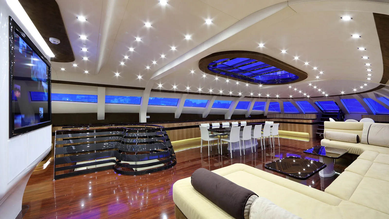 galaxy of happiness yacht interior